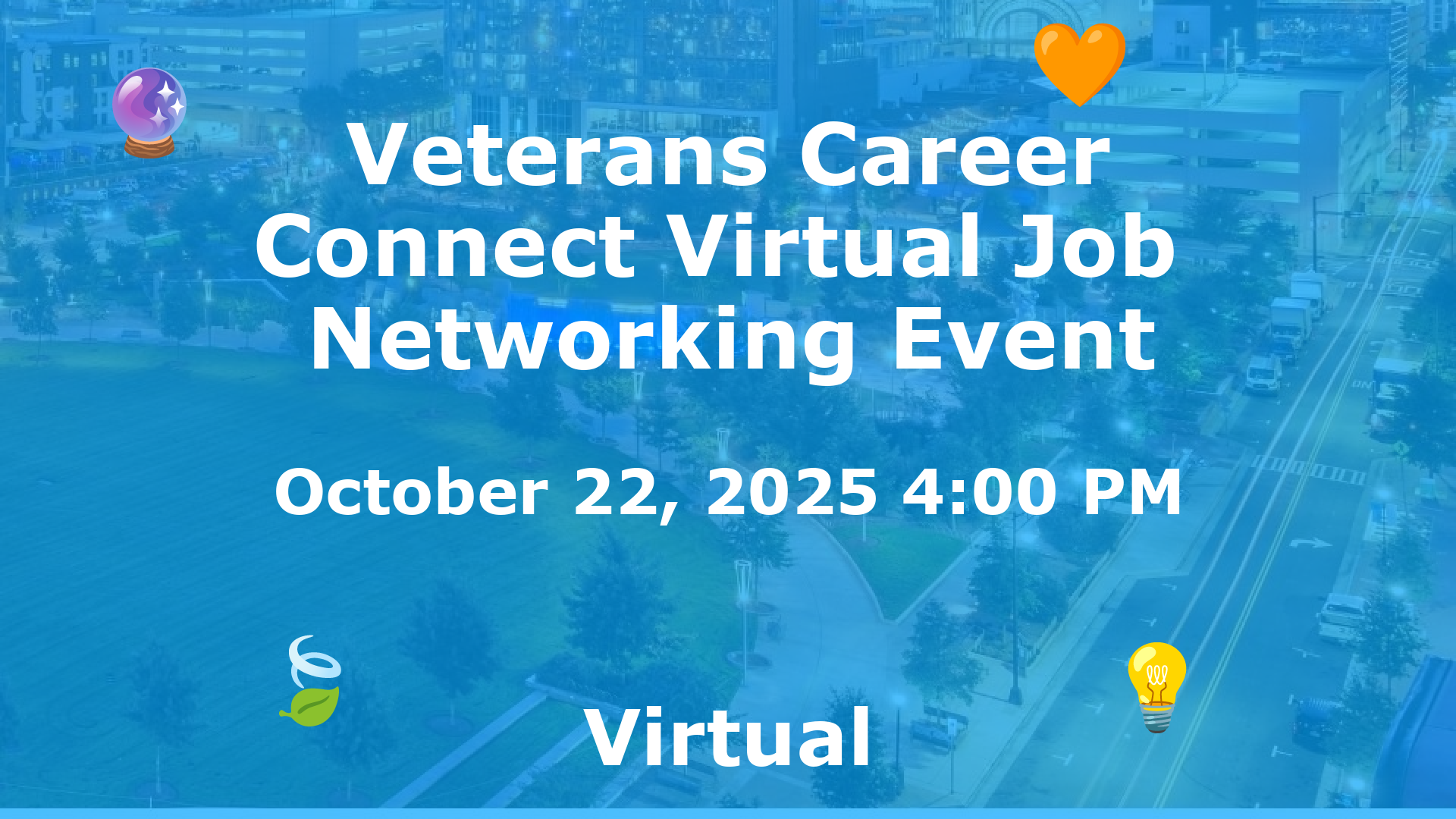 Veterans Career Connect Virtual Job  Networking Event event image